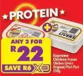 Shoprite Supreme - chicken frozen chicken livers offer