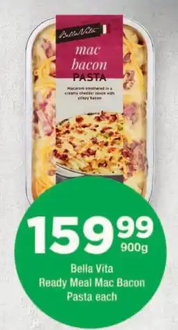 OK urban Bella Vita Ready Meal Mac Bacon Pasta offer