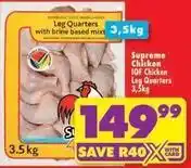 Shoprite Supreme - leg quarters with brine based mix offer