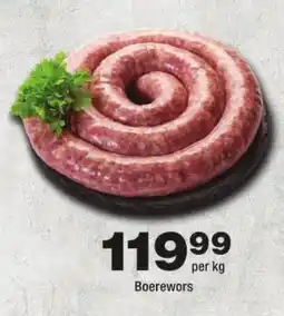 OK urban Boerewors offer
