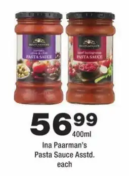 OK urban Ina Paarman's Pasta Sauce Assorted offer