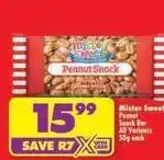 Shoprite Mister sweet - peanut snack bar offer