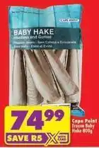 Shoprite Cape point - baby hake headless and gutted offer