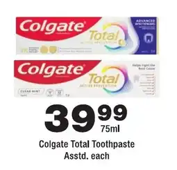 OK urban Colgate Total Toothpaste offer