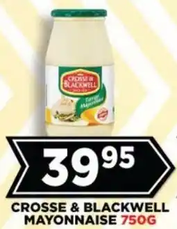 Goal Supermarket Crosse & Blackwell Mayonnaise offer