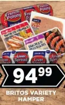 Goal Supermarket Britos variety hamper offer