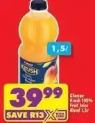 Shoprite Krush - fruit juice blend offer