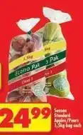 Shoprite Econo - standard apples/pears offer