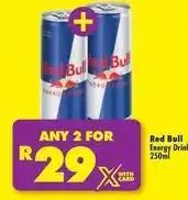 Shoprite Red bull - energy drink offer