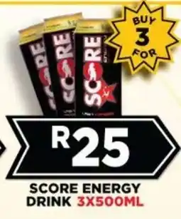 Goal Supermarket SCORE ENERGY DRINK offer