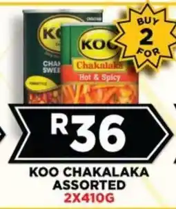 Goal Supermarket KOO CHAKALAKA Assorted offer