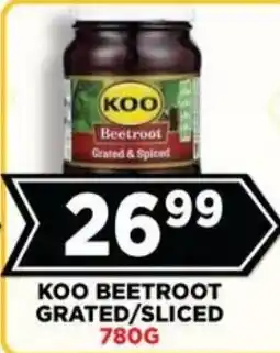 Goal Supermarket KOO BEETROOT GRATED/SLICED offer