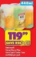 Shoprite Smirnoff - twist spirit cooler cans offer
