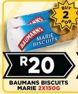 Goal Supermarket Baumans Biscuits Marie offer
