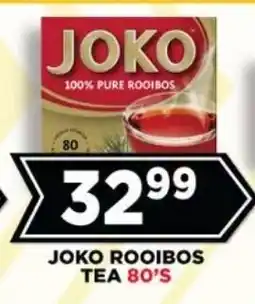 Goal Supermarket JOKO ROOIBOS TEA 80'S offer