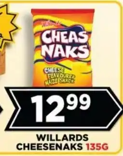 Goal Supermarket Willards Cheesenaks offer
