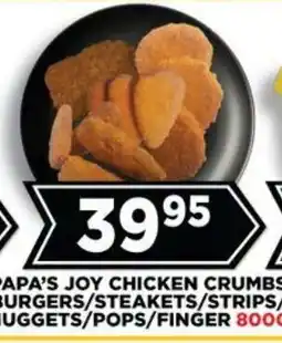 Goal Supermarket PAPA'S JOY CHICKEN CRUMBS offer