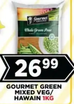 Goal Supermarket Gourmet green mixed veg/ hawain offer