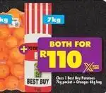 Shoprite Best buy - potatoes and oranges offer