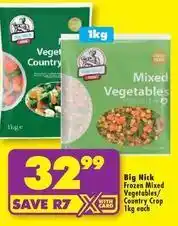 Shoprite Frozen - mixed vegetables/country crop offer