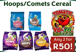 Foodeez Hoops/ Comets Cereal offer