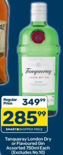 Pick n Pay Tanqueray London Dry or Flavoured Gin Assorted offer