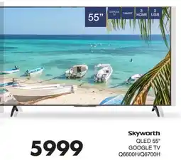 Save Hyper Skyworth QLED 55" Google TV offer
