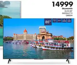 Save Hyper Skyworth QLED 85" Google TV offer