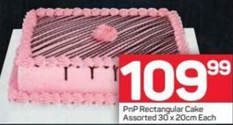 Pick n Pay PnP Rectangular Cake Assorted 30 x 20cm Each offer