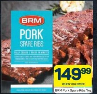 Pick n Pay BRM Pork Spare Ribs 1kg offer
