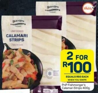Pick n Pay PnP Fishmonger's Calamari Strips 400g offer