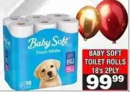 Advance Cash n Carry Baby Soft Toilet Rolls offer