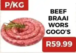 Saverite BEEF BRAAI WORS GOGO'S offer