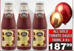 Advance Cash n Carry All Gold Tomato Sauce offer