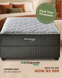 The Bed Shop Orthopaedic Supreme Firm Double Bed Set offer