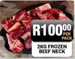 Chikro Food Market 2KG FROZEN BEEF NECK offer