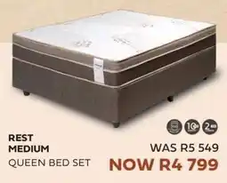 The Bed Shop REST MEDIUM QUEEN BED SET offer