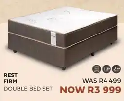 The Bed Shop REST FIRM DOUBLE BED SET offer