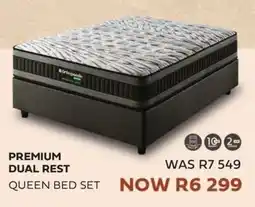 The Bed Shop Orthopaedic Premium Dual Rest Queen Bed Set offer