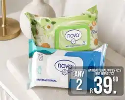 West Pack Lifestyle nova antibacterial wet wipes offer