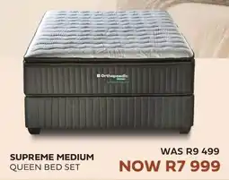 The Bed Shop Orthopaedic Supreme Medium Queen Bed Set offer