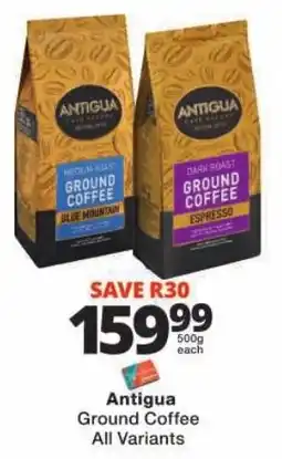 Checkers Antigua Ground Coffee offer