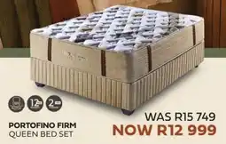 The Bed Shop Portofino Firm Queen Bed Set offer