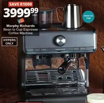 Morph Richards Bean to Cup Espresso Coffee Machine