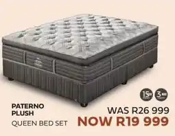 The Bed Shop Paterno Plush Queen Bed Set offer