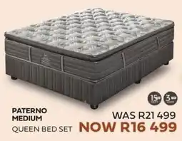 The Bed Shop Paterno Medium Queen Bed Set offer