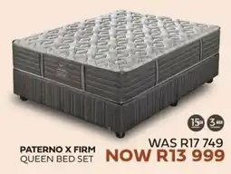The Bed Shop Paterno X Firm Queen Bed Set offer