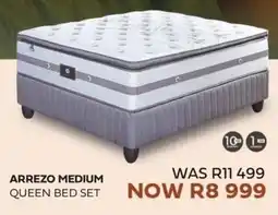 The Bed Shop Arrezo medium queen bed set offer