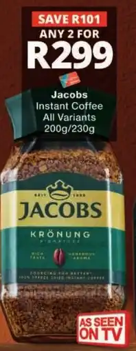 Checkers Jacobs Instant Coffee offer