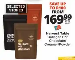 Checkers Harvest Table Collagen Hot Chocolate offer